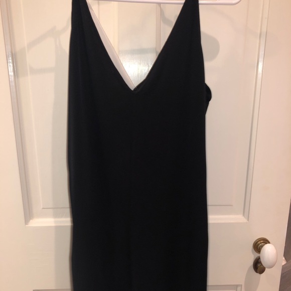 Zara - Color Block Mini Dress - Picture 2 of 2